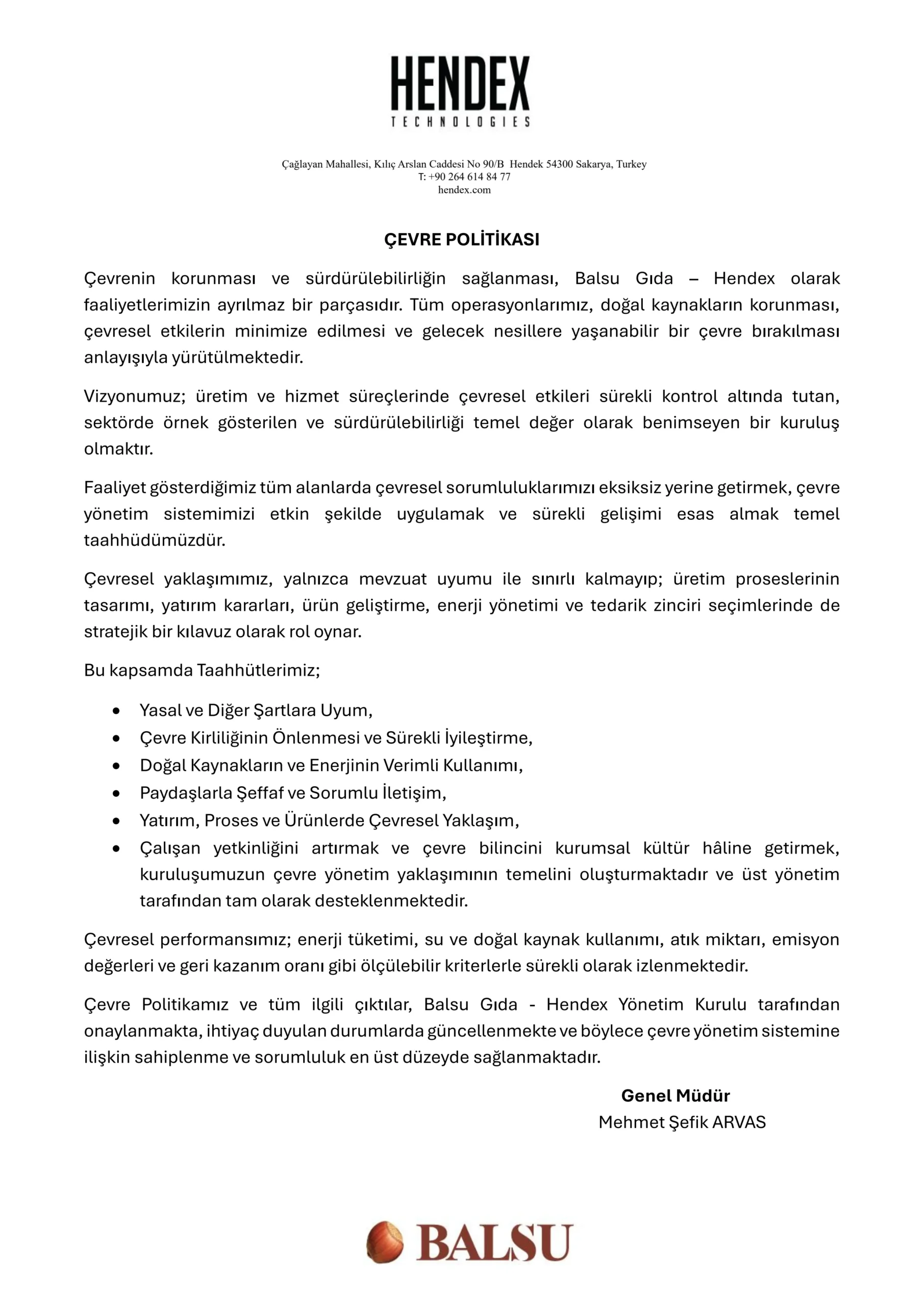 Çevre Politikası